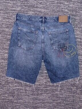 Coca-Cola Areo Distressed Denim Shorts Size 31